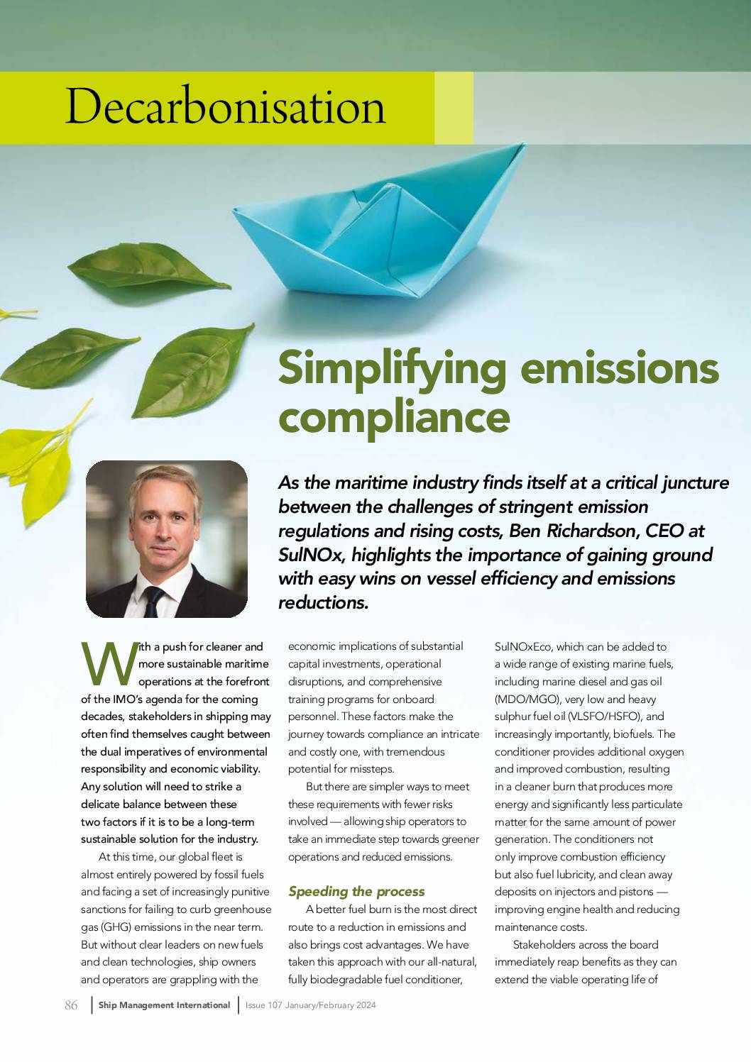 SMI107 Decarbonisation