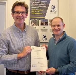 A&S INTERNATIONAL ACHIEVES ISO 9001 CERTIFICATION